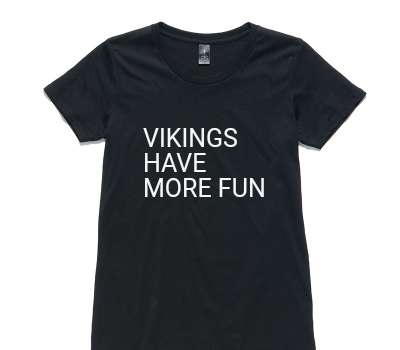 Custom Womens AS Colour 100% Cotton Black T-Shirt