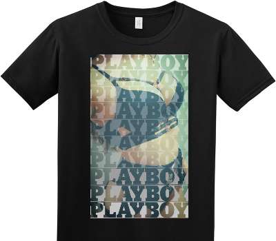 Custom Adult Soft Style 100% Cotton Black T-Shirt