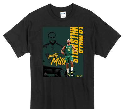 Custom Gildan 100% Cotton Black T-Shirt