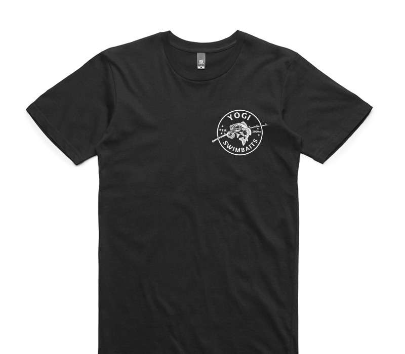 Custom AS Colour 100% Cotton Black T-Shirt