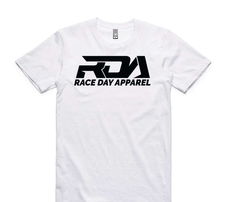 Custom AS Colour 100% Cotton White T-Shirt