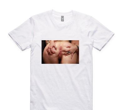 Custom AS Colour 100% Cotton White T-Shirt