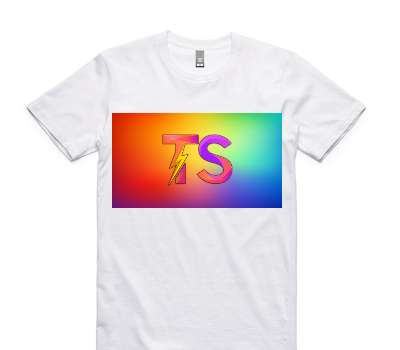 Custom AS Colour 100% Cotton White T-Shirt