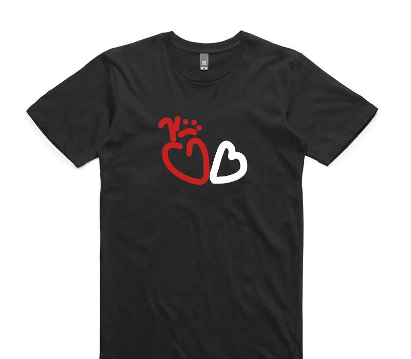 Custom AS Colour 100% Cotton Black T-Shirt