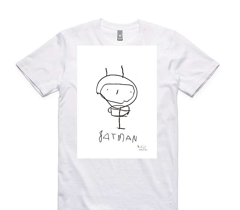 Custom AS Colour 100% Cotton White T-Shirt