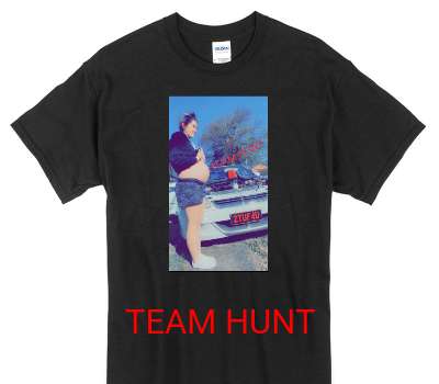 Custom Gildan 100% Cotton Black T-Shirt