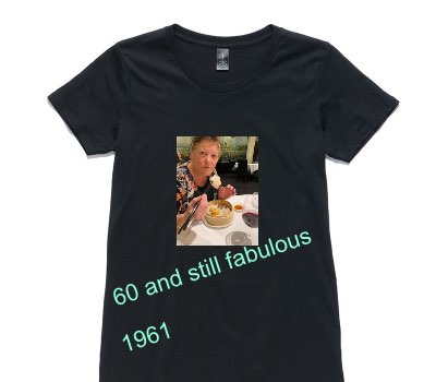 Custom Womens AS Colour 100% Cotton Black T-Shirt