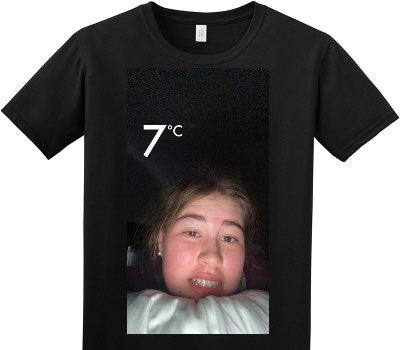 Custom Adult Soft Style 100% Cotton Black T-Shirt