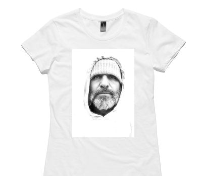 Custom Womens AS Colour 100% Cotton White T-Shirt
