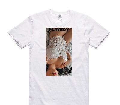Custom AS Colour 100% Cotton White T-Shirt