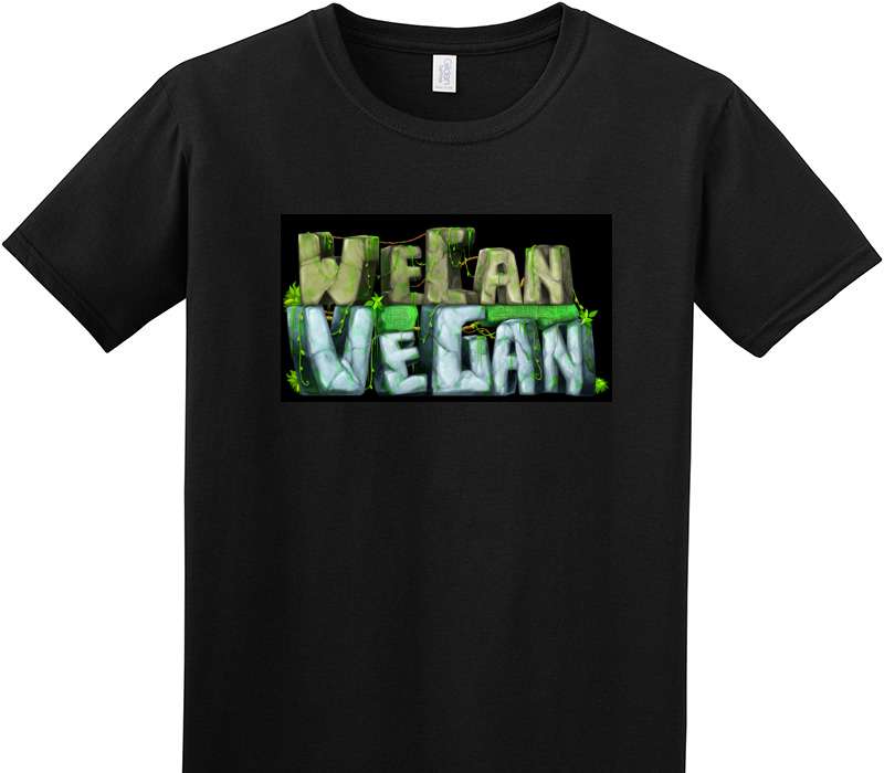 Custom Adult Soft Style 100% Cotton Black T-Shirt