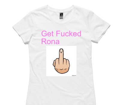 Custom Womens AS Colour 100% Cotton White T-Shirt