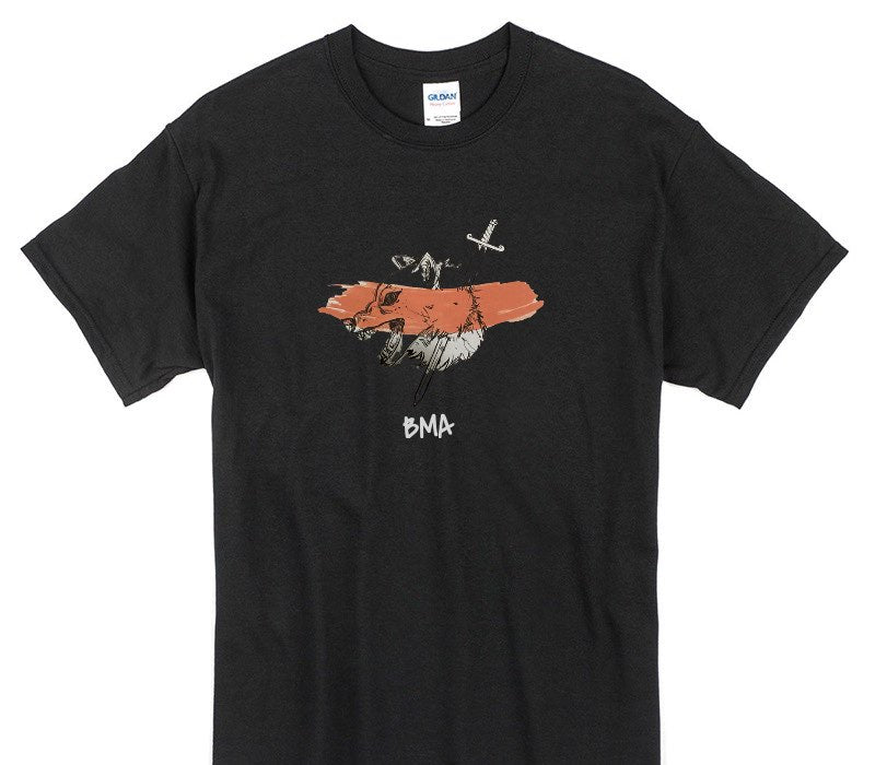 Custom Gildan 100% Cotton Black T-Shirt