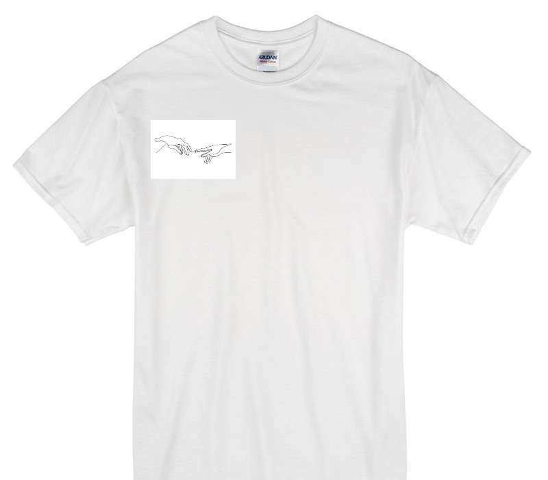 Custom Gildan 100% Cotton White T-Shirt