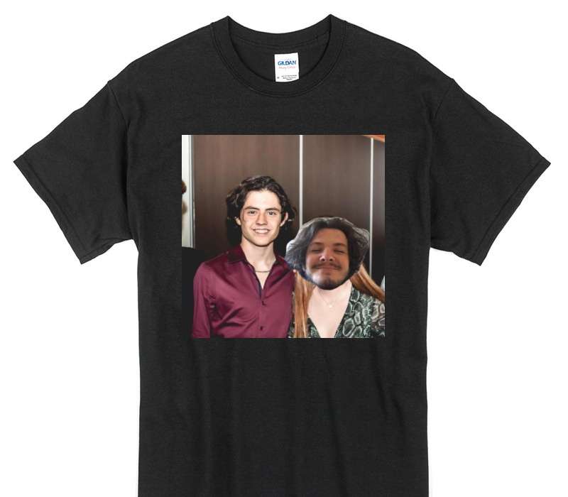 Custom Gildan 100% Cotton Black T-Shirt