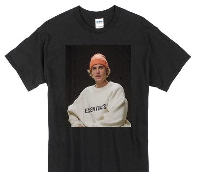 Custom Gildan 100% Cotton Black T-Shirt