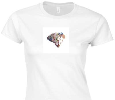 Custom Womens Soft Style 100% Cotton White T-Shirt