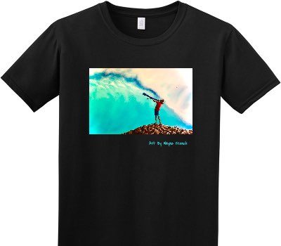 Custom Adult Soft Style 100% Cotton Black T-Shirt