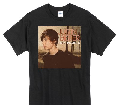 Custom Gildan 100% Cotton Black T-Shirt