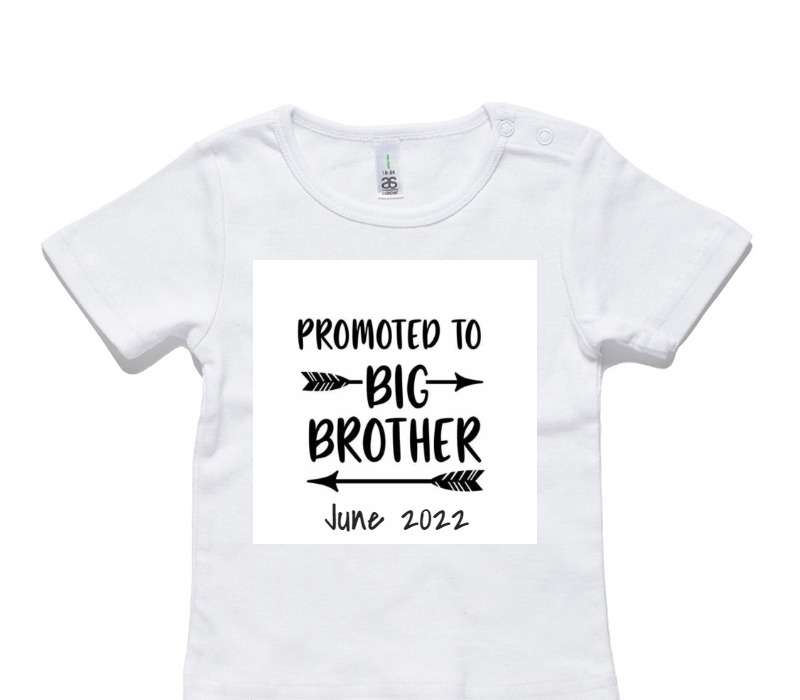 Custom AS Colour White Baby T-Shirt