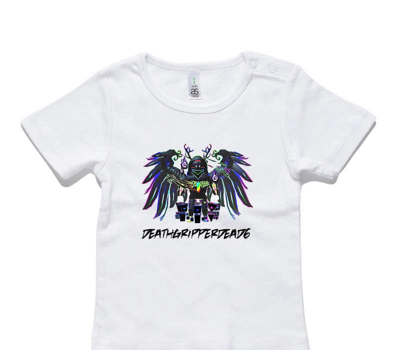 Custom AS Colour White Baby T-Shirt