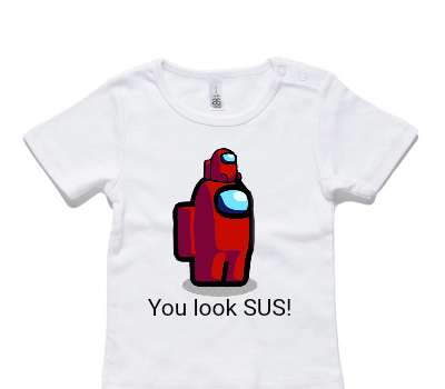 Custom AS Colour White Baby T-Shirt