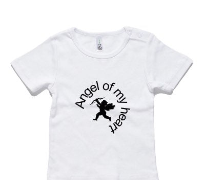 Custom AS Colour White Baby T-Shirt