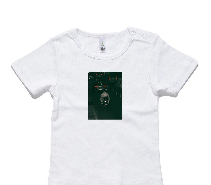 Custom AS Colour White Baby T-Shirt