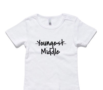 Custom AS Colour White Baby T-Shirt