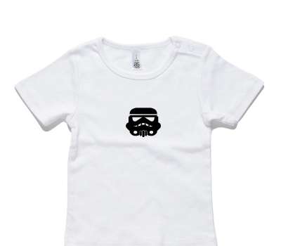 Custom AS Colour White Baby T-Shirt