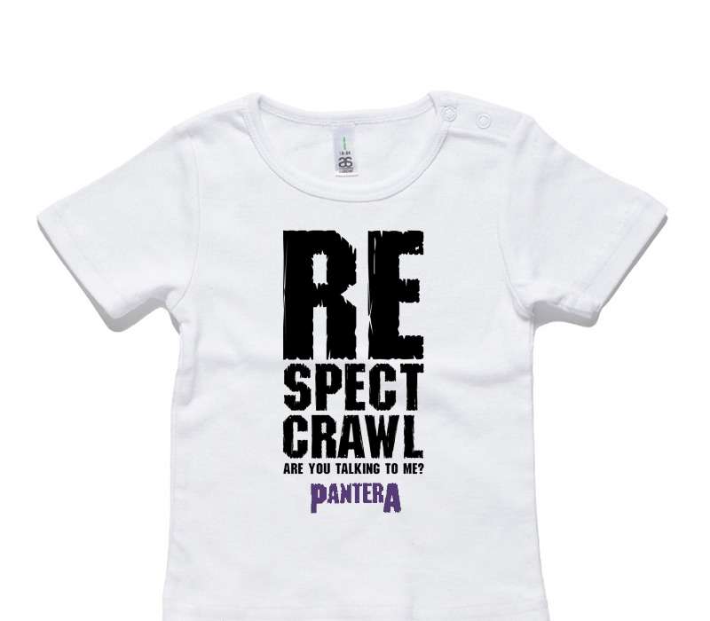 Custom AS Colour White Baby T-Shirt