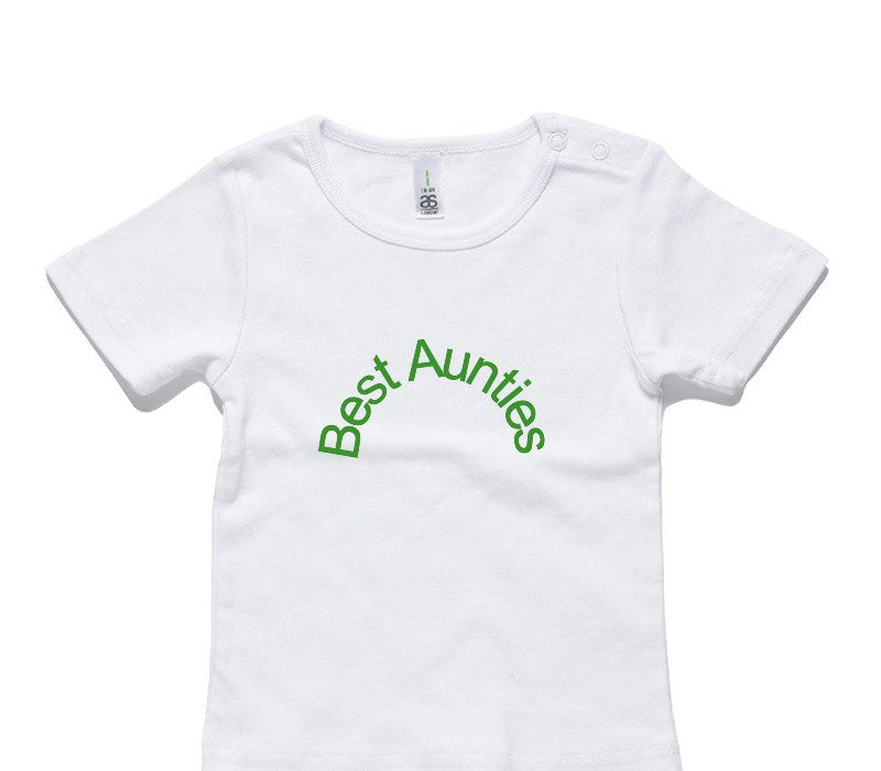 Custom AS Colour White Baby T-Shirt