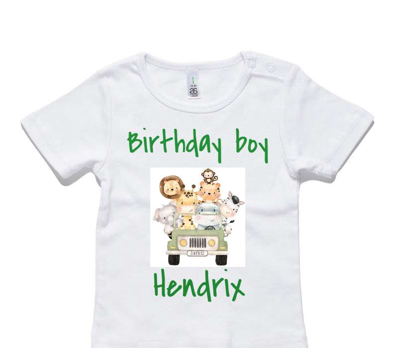 Custom AS Colour White Baby T-Shirt