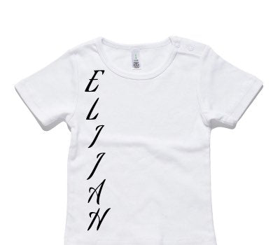 Custom AS Colour White Baby T-Shirt