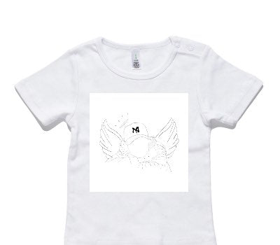 Custom AS Colour White Baby T-Shirt