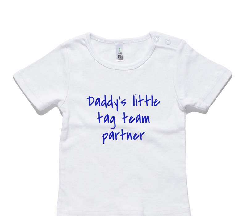 Custom AS Colour White Baby T-Shirt