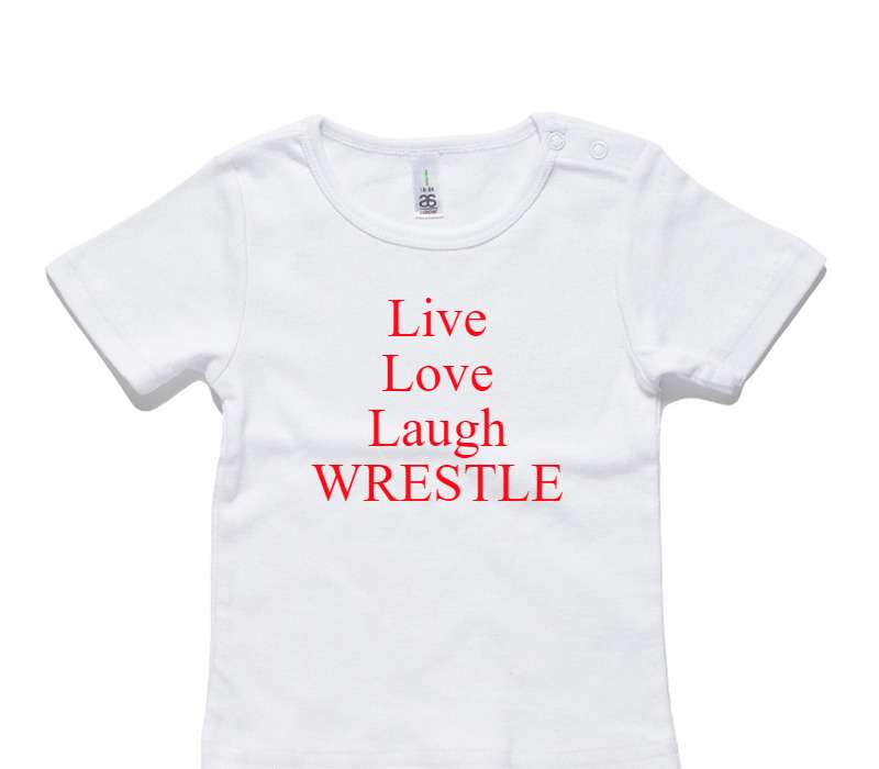 Custom AS Colour White Baby T-Shirt