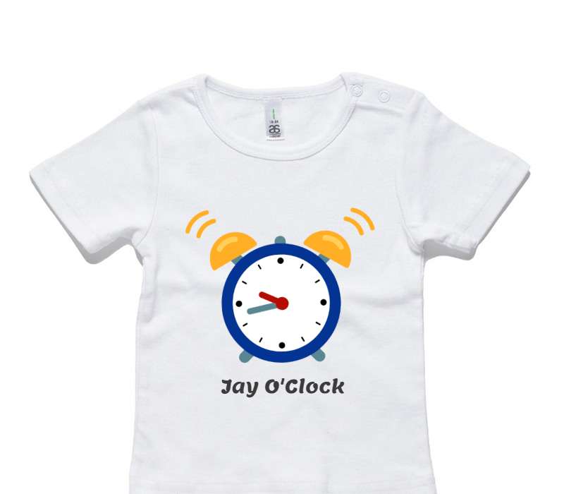 Custom AS Colour White Baby T-Shirt
