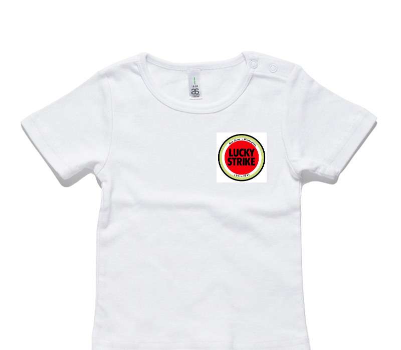 Custom AS Colour White Baby T-Shirt