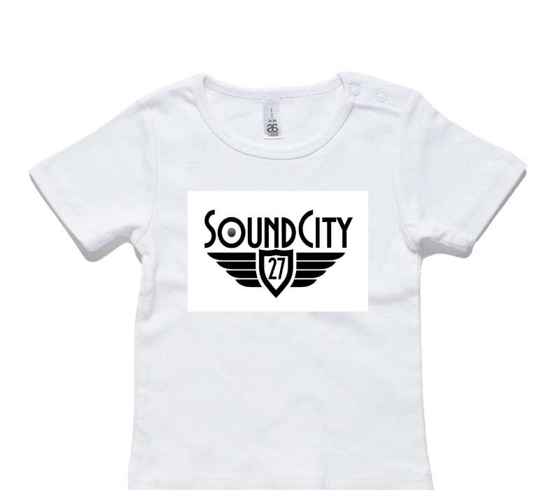 Custom AS Colour White Baby T-Shirt