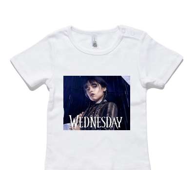 Custom AS Colour White Baby T-Shirt