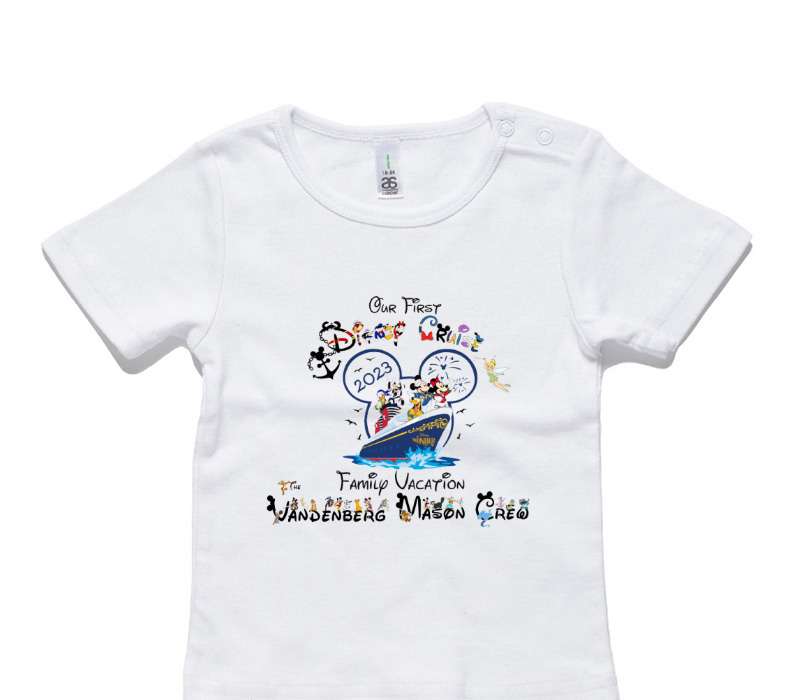Custom AS Colour White Baby T-Shirt