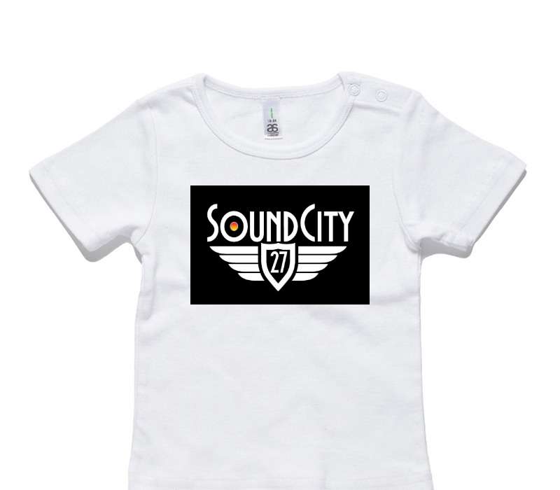 Custom AS Colour White Baby T-Shirt