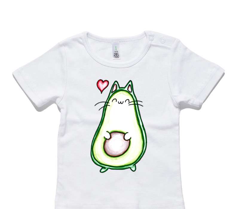 Custom AS Colour White Baby T-Shirt