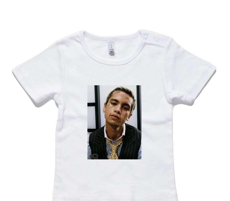 Custom AS Colour White Baby T-Shirt