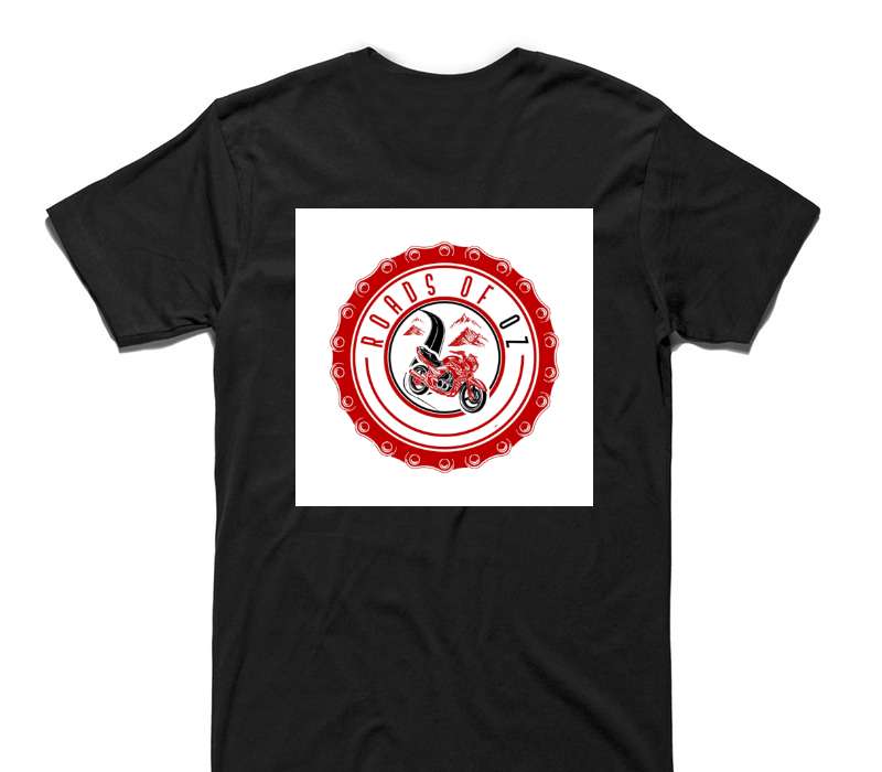 Custom AS Colour 100% Cotton Black T-Shirt