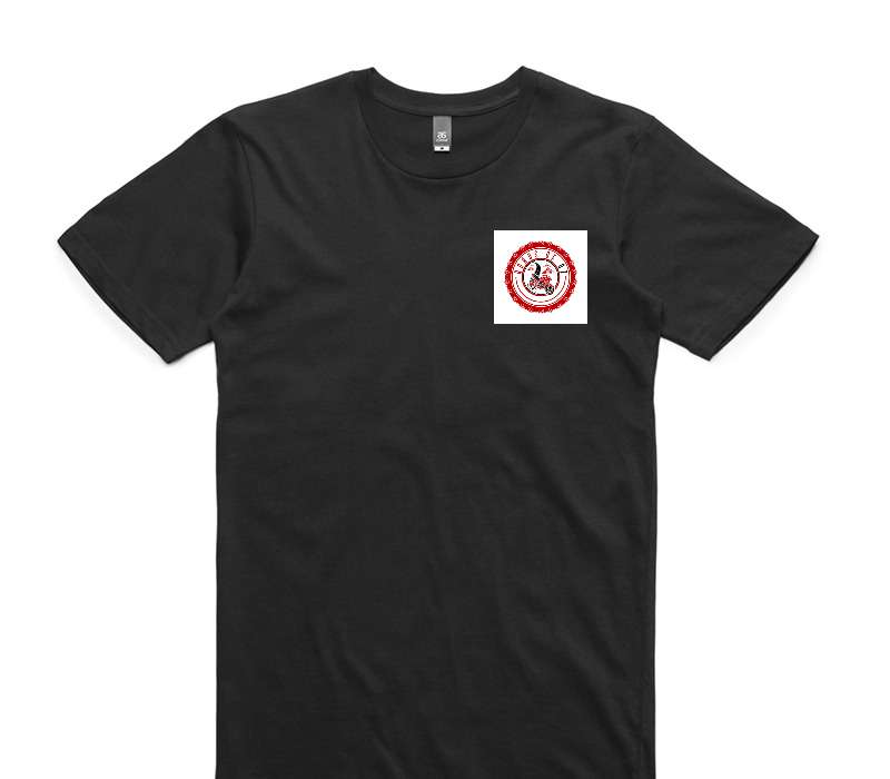 Custom AS Colour 100% Cotton Black T-Shirt