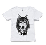 Be Wild Wolf 100% Cotton Baby T-Shirt