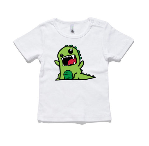 Green Dinosaur 100% Cotton Baby T-Shirt