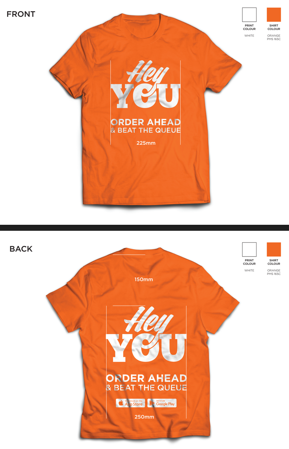 24 x T-Shirts Front & Back - HeyYou - Jun17